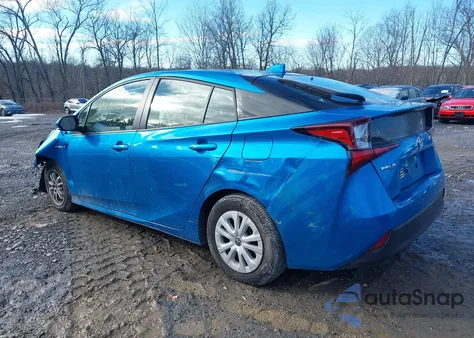 2021 Toyota Prius Le из США, поврежденный, VIN JTDKAMFU2M3134519